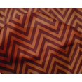 thumbnail image 4 of oneOone Silk Tabby Fabric Chevron Geometric Print Fabric BTY 42 Inch Wide, 4 of 4