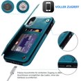 thumbnail image 5 of Étui de Téléphone en Cuir Pu, Étui à Rabat Portefeuille Porte-Cartes de Crédit Étui de Téléphone pour Iphone Xr, 5 of 5