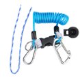 thumbnail image 2 of Diving Coil, Emergency Lanyard Keep Diving Anti lost Spring Coil Lanyard with Quick Release for Safety Emergency Tool, 2 of 7