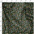 thumbnail image 3 of Soimoi Green Cotton Poplin Fabric Insect Print Sewing Fabric Yard 42 Inch Wide, 3 of 6