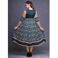 thumbnail image 4 of Bimba Print Long Party Wear Anarkali Kurta Flared A Line Kurtis For Women, 4 of 5