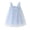Blue, variant on Zwiiyzr 2025 Kids Toddler Baby Girls Layered Tulle Twirl Dress Tie Shoulder Cute Summer Mesh Sequin Star Rainbow Suspenders Skirt for 6 Months-5 Years Baby Clothes Pink