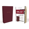 thumbnail image 1 of NKJV Bible de Référence à Imprimé Géant Centre-Colonne (Grand Imprimé, Cuir Imitation Bordeaux), 1 of 3