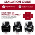 thumbnail image 3 of Stretchable Printed Recliner Cover – Protective Elastic Slipcover for Home Reclining Chairs, 3 of 9