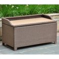 thumbnail image 1 of International Caravan Barcelona Patio Storage Bench in Antique Brown, 1 of 2