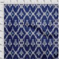 thumbnail image 3 of oneOone Cotton Poplin Fabric Geometric Ikat Printed Fabric 1 Yard 42 Inch Wide, 3 of 4
