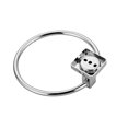 thumbnail image 4 of Stainless Steel Towel Ring Hanger Kitchen Bathroom Hand Towel Holder Wall Mounted Circle Rack, 4 of 7