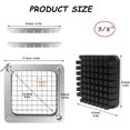 thumbnail image 2 of JP 3/8'' Replacement Chopper Blade & Pusher - For Vegetable, Fruit & French Fry Cutting Machines, Silver, 2 of 7