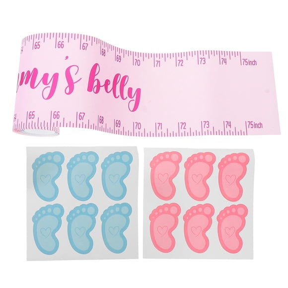 USHOBE 1 Set of Baby Shower Game Set PVC Voting Party Decoration for Gender Reveal Celebration