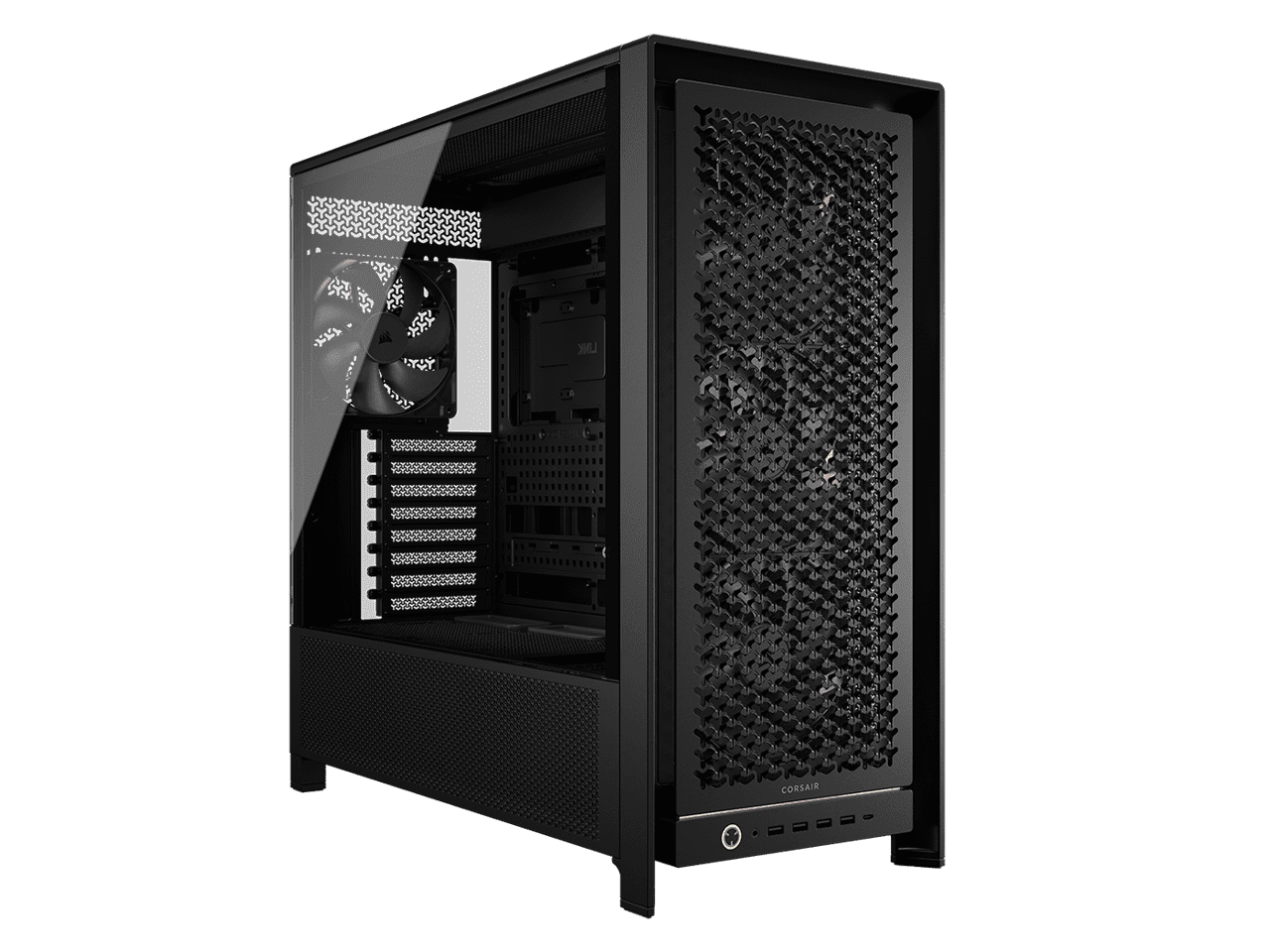 CORSAIR FRAME 5000D RS Modular High Airflow Mid-Tower PC Case, Black – Fully Customizable Design – InfiniRail™ Fan Mounting System – Fits Multiple 360mm Radiators or a 420mm Radiator – Reverse Mother