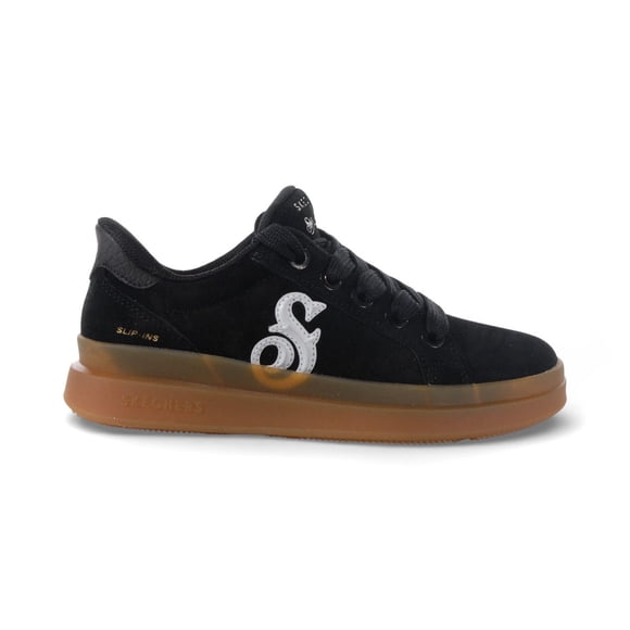 Skechers x Snoop Dogg Chaussures de Sport pour Femmes Courtside - Cali Girlz Noir/blanc 186100.BKW - 6,5