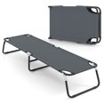 thumbnail image 1 of Patiojoy Lit de Camp Pliant pour Adultes Chaise Longue Portable avec Tissu Oxford Respirant Pieds Robustes en U, 1 of 8