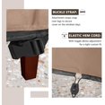 thumbnail image 5 of YANTONG Patio Deck Box Storage Bench Cover - Waterproof Outdoor Rectangular Fire Pit Table Cover 54 x 28 inch, 5 of 5