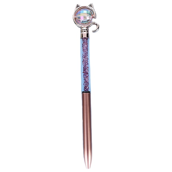 Trendy Tool Kit for Home, 2ml Creative Cat Shaped Ballpoint Pen Cute and Interesting Design Smooth Writing Colorful Ink Suitable for Student