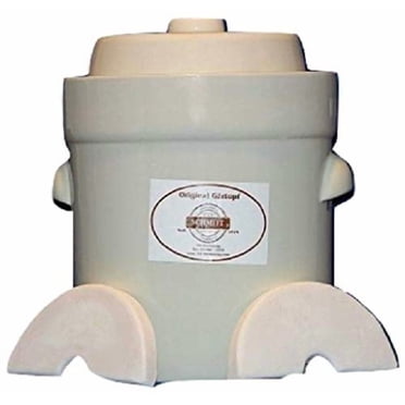 Nik Schmitt WHITE Fermenting Crock Pots 10 Liter ME3210
