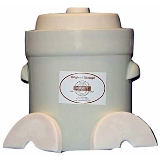 Nik Schmitt WHITE Fermenting Crock Pots 10 Liter ME3210
