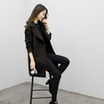 thumbnail image 5 of Cardigan Grande Taille Femme Automne Hiver Mode Veste Décontractée Manteau Coupe Ajustée en Liquidation, 5 of 5