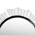 thumbnail image 2 of The Urban Port UPT-228541 Miroir Mural Rond avec Design Festonné et Bords Biseautés, Argent, 2 of 5