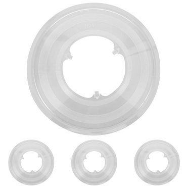 Garde-roue de Vélo Transparent pour Cyclistes Vélo de Route 4 Pcs 5.31x5.31x0.39 Po