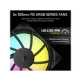thumbnail image 3 of CORSAIR NAUTILUS 360 RS ARGB Liquid CPU Cooler – RS120 ARGB Fans – Fits Intel® LGA 1851, AMD® AM5/AM4 – Simple Daisy-Chain Connections - Direct Motherboard Connection, 3 of 20