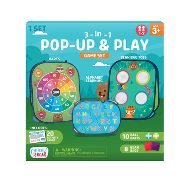 Ensemble de jeu pop-up et jeu 3 en 1 Chuckle & Roar par Buffalo Games