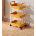 thumbnail image 5 of 3-Tier Rolling Storage Cart With Wheels- Plastic Multi-Room Organizer For Kitchen- Living Room-Office -Bathroom, 5 of 5