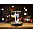 thumbnail image 2 of Exquisite Crystal Réplique du Trophée de Wimbledon avec Gravure Laser 3D Complexe, 2 of 4