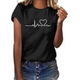 thumbnail image 2 of Birdeem Unisex T-Shirt Printed Pattern Casual Fashion Soild Color Short Sleeve Tops, 2 of 6
