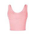thumbnail image 4 of Yuyuzo Women's Tank Tops Sleeveless Crop Tops Square Neck Ribbed Knit Workout Casual Basic Shirts, 4 of 6