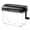 Black, variant on Desktop Hand Operated Office Home A6 Mini Manual Shredder
