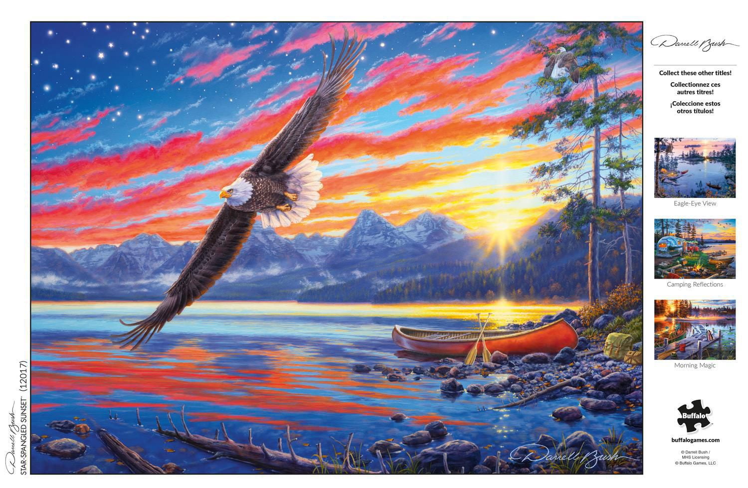 Buffalo Games - Le puzzle Darrell Bush - Star-Spangled Sunset- en 1000 pièces