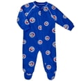 thumbnail image 1 of Newborn Toronto Blue Jays Logo Print Raglan Romper - Size 3-6 Months, 1 of 2