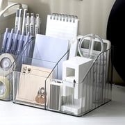 RXIRUCGD Desktop Storage Organizer, Pen Pencil Card Holder Box Container for Desk, Office Supplies