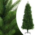 thumbnail image 2 of vidaXL Artificial Pre-lit Christmas Tree with Ball Set 240 cm Green, 2 of 5