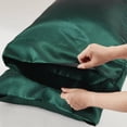 thumbnail image 3 of Madison Park Essentials Satin Sheet Set, 3 of 9