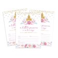 thumbnail image 1 of Inkdotpot 30 Cartes d'Invitation Style à Remplir pour Baby Shower Révélation de Sexe Princesse Invitations Vierges, 1 of 7