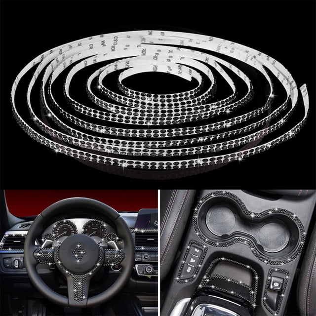 Meitianfacai Self Adhesive Shiny Crystal Car Decoration Sticker