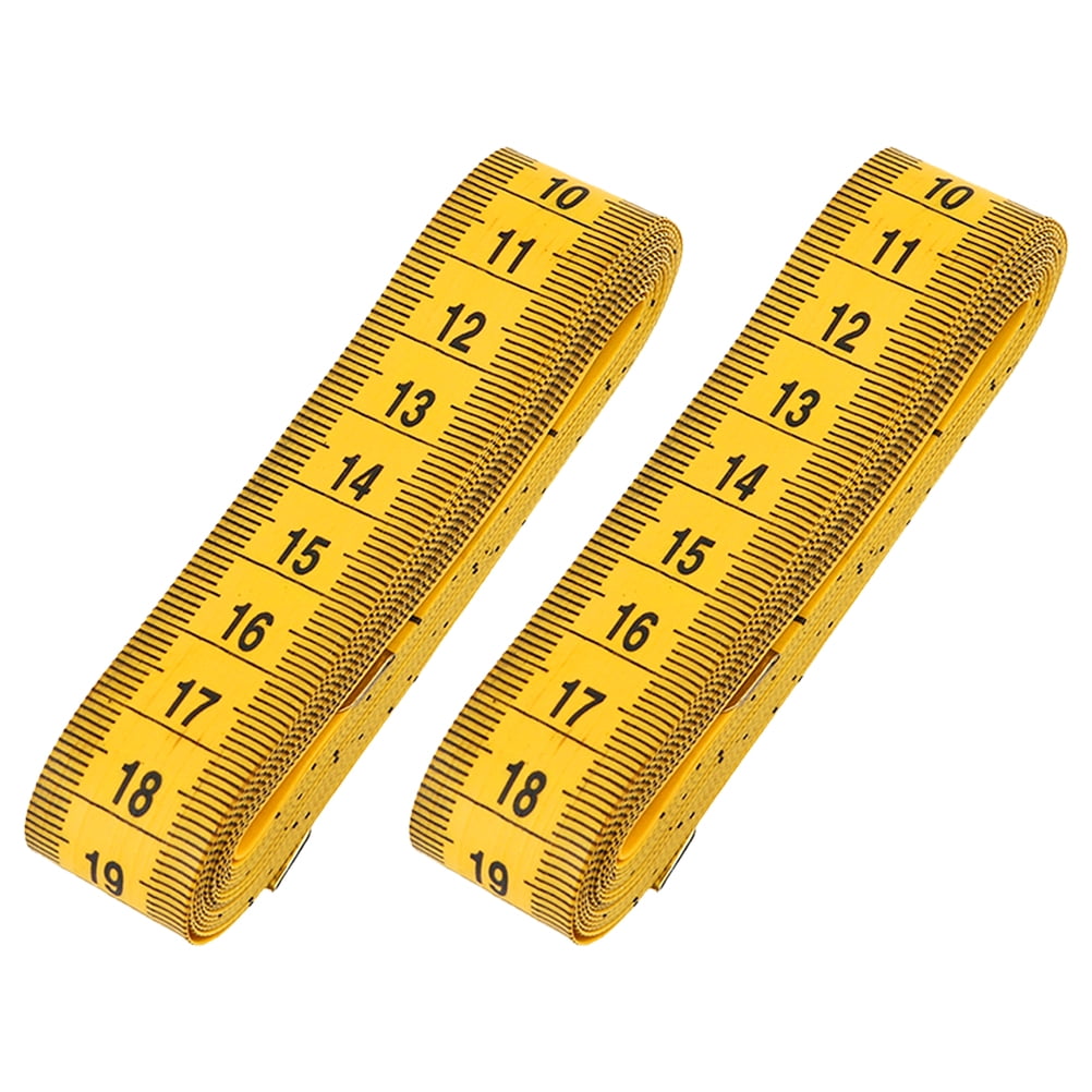 2pcs Dual-sided Tape Measure Flexible Tape Measure Portable Tape Measure