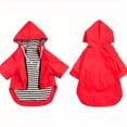 thumbnail image 1 of CNKOO Waterproof Dog Raincoat with Reflective Buttons  Adjustable Hood  Detachable Rainproof Dog Clothes for Rainy Days, 1 of 5