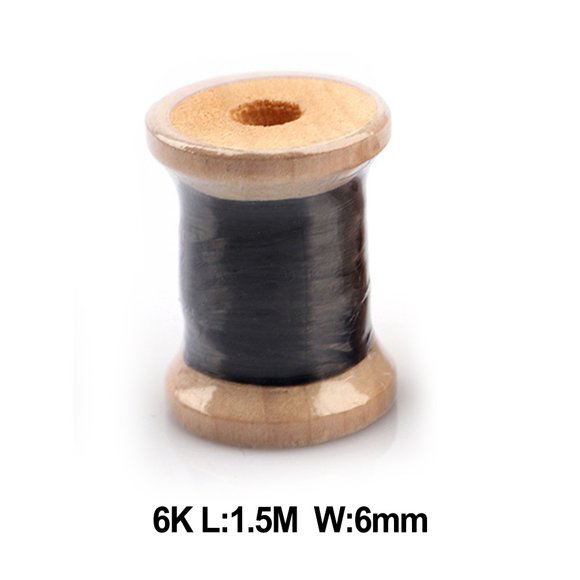 Fil de Liaison en Fibre de Carbone pour Canne à Pêche, Guide de Canne, Fil d'Emballage, Anneau, Fil