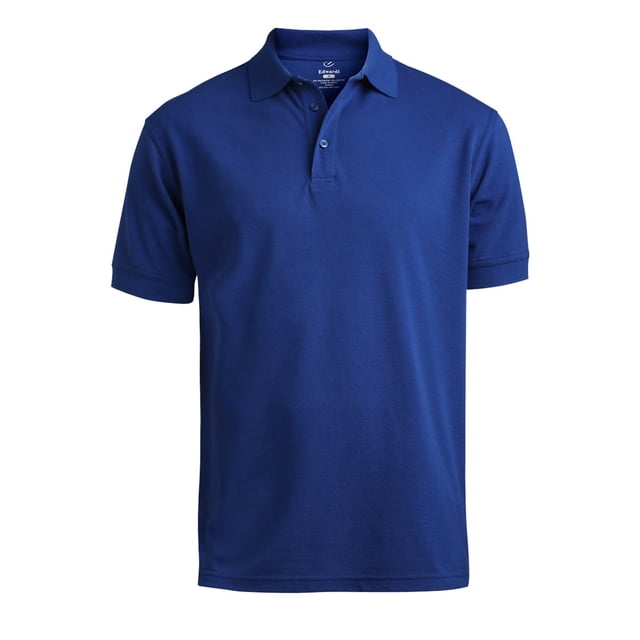 Edwards MEN'S SHORT SLEEVE SOFT TOUCH BLENDED PIQUE POLO