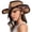 Khaki, variant on Fgnfyis Cowboy Hats for Women Brown Hats Classic Straw Western Hats for Women Music Festival Party Beach Sun Hats Khaki
