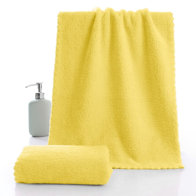 pstuiky Velvet Face Towel Soft & Absorbent Facial Cloth for Gentle Cleansing Solid Color Bath Towel for Daily Skincare Routine