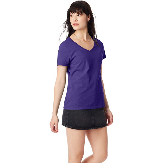 T-Shirt Col en V Parfait pour Femmes