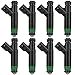 thumbnail image 3 of ANGLEWIDE pour Dodge pour Jeep 53032704AB Injecteurs 4 Trous Ensembles d'Injecteurs de Carburant Compatibles avec Dakota, Durango, Ram 1500, Jeep Commander, Jeep Grand, Cherokee, Mitsubishi Raider 8 Pcs, 3 of 4