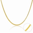 thumbnail image 1 of JeenMata Chaîne à Chevrons de 18 Pouces, Collier de Mode - Plaqué Or Jaune, Chaîne de Collier Ajustable pour Femmes, 1 of 6