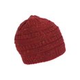 thumbnail image 2 of Gravity Threads Tuque Douce en Tricot Confetti, Bourgogne, 2 of 2