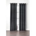 thumbnail image 1 of Mainstays Batik Jacquard Window Curtain Charcoal, 1 of 1