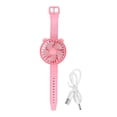 thumbnail image 3 of Small Watch Fan, Silicone Watch Fan Wrist Strap Portable Cute  For School For Children Red, 3 of 8