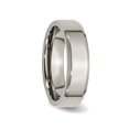 thumbnail image 3 of Ladies or Mens Chisel 6mm Comfort Fit Titanium Wedding Band Ring with Beveled Edge, 3 of 6